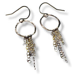 Chain Hoop Earrings, Gold Filled Hoops