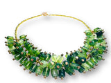 Green Vintage Bead Necklace