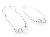 Family Circle Necklace/ Infinity Necklace/gold and Silver Necklace* - Janine Design