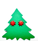 Winter Earrings/ Clay Earrings, Holiday Earrings/ Christmas Earrings- ON SALE! - Janine Design