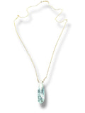 Aquamarine Gold Filled Necklace