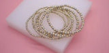 MIA Jewelry - 18K Gold Filled Two Tone Beaded Bracelet