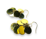 Golden Coin Earrings - Janine Design