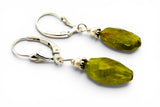 Peridot Lever back Earrings