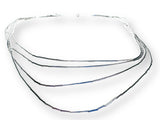 Liquid Silver Bead Necklace* - Janine Design