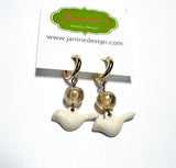 White Dove Earrings* - Janine Design