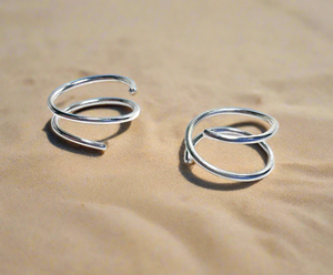Illusion Hoop Earrings*