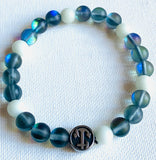 Mermaid bead Bracelets-Glowy Bead bracelets-Beach Bracelets - Janine Design