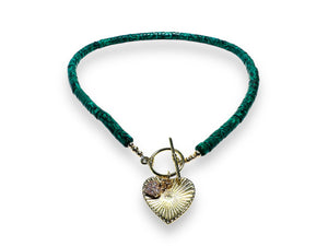 Gemstone Charm Necklace - Janine Design