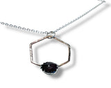 Tourmaline Hexagon Necklace/Gemstone Necklace