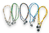 Charm Beaded Anklet/ Colorful Ankle - Janine Design