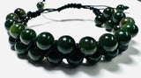 Gemstone Beaded Bracelet, Nylon Bracelet, Adjustable Bracelet - Janine Design