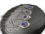 Sapphire Sterling Necklace, September Birthstone Necklace
