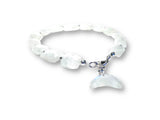 Natural Moonstone moon Beaded Bracelet - Janine Design