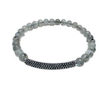 Gemstone Stretch Bracelet-Labradorite, agate, Calcite, Chalcedon - Janine Design