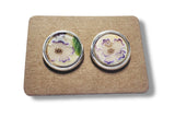Handmade Clay Stud Earrings/Minimalist Earrings/Simple Earrings