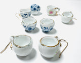 Cuppa Tea Earrings/ Tiny Porcelain Teacup Earrings - Janine Design
