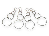 HoopLink Earrings, Silver Hoops or Golden Hoops