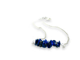 Lapiz Lazuli Anklet/Sterling Silver Anklet - Janine Design