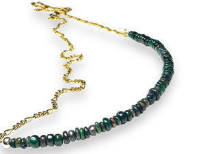 Opal Necklace/ October Birthstone - Janine Design