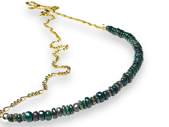 Opal Necklace/ October Birthstone - Janine Design