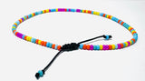 Summer Vibe Beaded Bracelet / Colorful Adjustable Bracelet - Janine Design