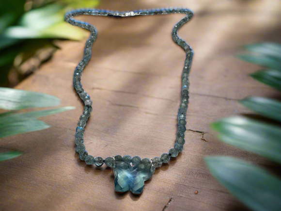 Beaded Butterfly Necklace – Whispering Wings