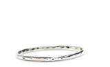 Silver Band, Hammered Silver Band Ring, Silver Texture Ring, Silver Ring/Simple Stacking Ring - Janine Design
