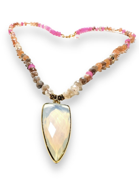 Opalite Necklace - Janine Design