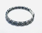 Silver Band, Hammered Silver Band Ring, Silver Texture Ring, Silver Ring/Simple Stacking Ring