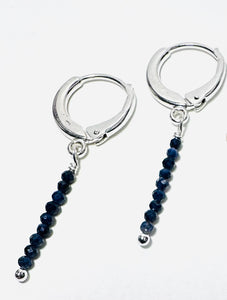 Sapphire Earrings Gemstone Stud Earrings