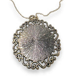 Polymer Clay Floral Sculpted Necklace - Janine Design