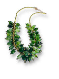 Green Vintage Bead Necklace