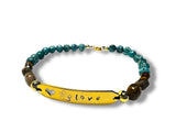 Turquoise Paw Bracelet*