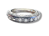 Silver Vintage Style Band Size 7