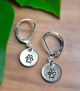 Paw Print Earrings*