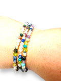 Earth Treasures Bracelet/Stretch Wrap Bracelet, Necklace, Gemstone Necklace