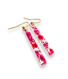 Bar Earings/ Modern Resin Earrings/ Resin Stick Earrings - Janine Design