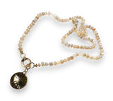Chocolate Moonstone Necklace - Janine Design