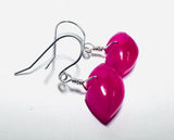 Lips Earrings/ Lip Shaped Carved Chalcedony - Janine Design