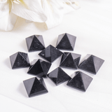 Soothing Crystals - Gemstone Pyramid | Black Tourmaline | Reiki Crystal Pyramid