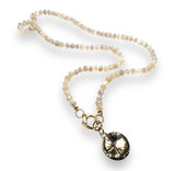 Chocolate Moonstone Necklace - Janine Design