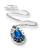 Kyanite Sterling Necklace, Kyanite Necklace - Janine Design