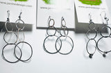 Triple Circle Earrings - Janine Design