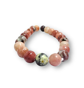 Natural Color Gemstone Stretch Bracelets*