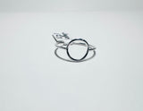 Silver Circle Ring/ Infinity Ring - Janine Design