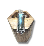 Labradorite bar  Necklace - Janine Design