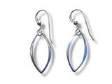 Silver Marquise Earrings