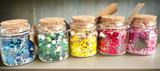 Mini Jar of Goodies/ Random Bead Jar/Trinkets and Treasures - Janine Design