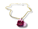 Sculpted Clay Flower Necklace* - Janine Design